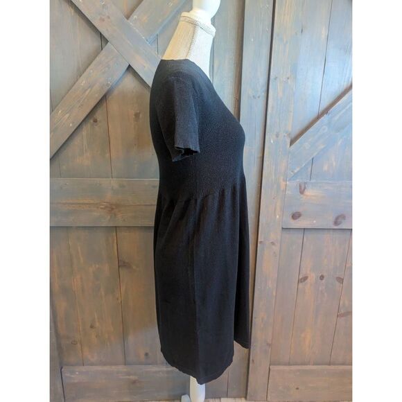 Michael Kors Dress Women's Small Black Short Sleeve Knee Length Cotton Blend - Picture 2 of 8